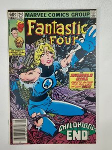 Fantastic Four #245 (1982) Newstand 1st Avatar (Adult Franklin Richards)