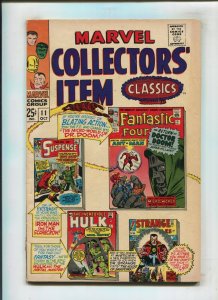 MARVEL COLLECTORS' ITEM CLASSICS #11 (5.0/5.5) KIRBY, DITKO REPREINTS!! 1967