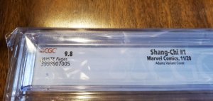 Shang-chi #1 Arthur Adams Variant 1:50 2020 CGC 9.8