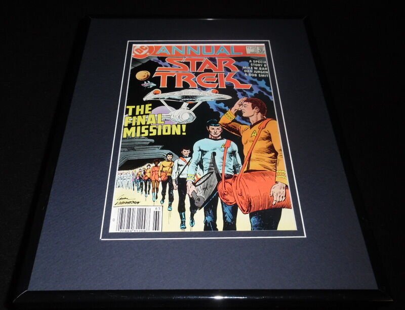 Star Trek Annual #2 1987 Framed 11x14 ORIGINAL Comic Book Cover 