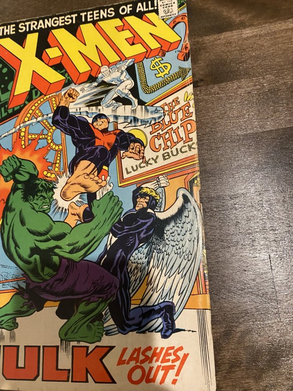 The X-Men #66 (1970) steranko cover  hulk app