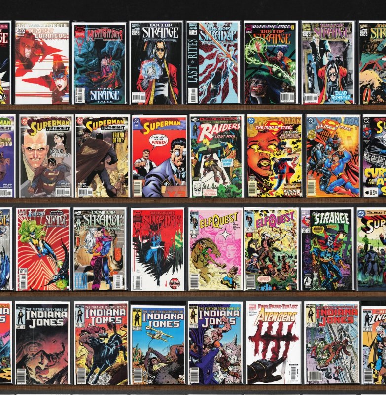 Huge Lot 150+ Comics with Elfquest, Superman, New X-Men, The Defenders & More!
