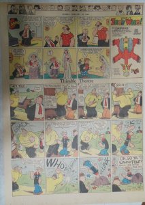 Thimble Theatre / Popeye by Bela Zaboly from 2/18/1940 Size: 15 x 22 inch