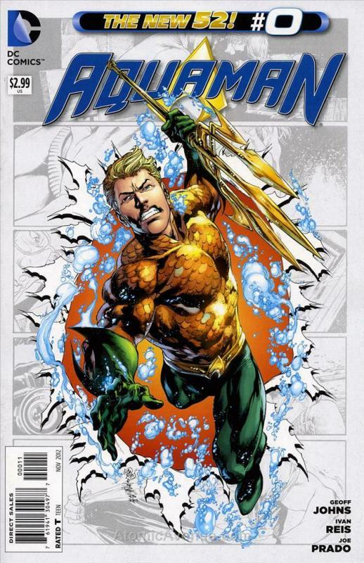 Aquaman (7th Series) #0 VF/NM; DC | save on shipping - details inside