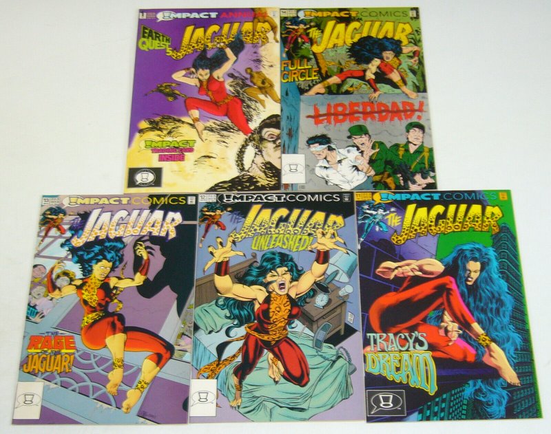 the Jaguar #1-14 VF/NM complete series + annual - impact comics good girl set