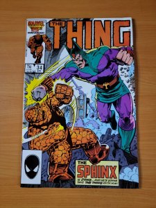 The Thing #34 Direct Market Edition ~ NEAR MINT NM ~ 1986 Marvel Comics