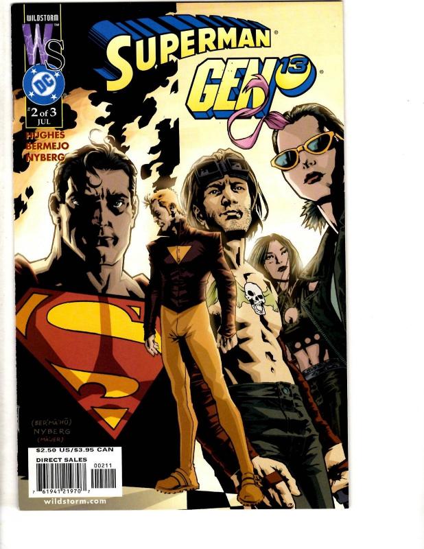 7 DC Comics Superman Gen 13 # 1 2 (2) 3 + Earth's End + Stealers + Gallery CR22