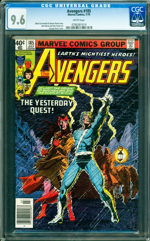 Avengers #185 CGC Graded 9.6