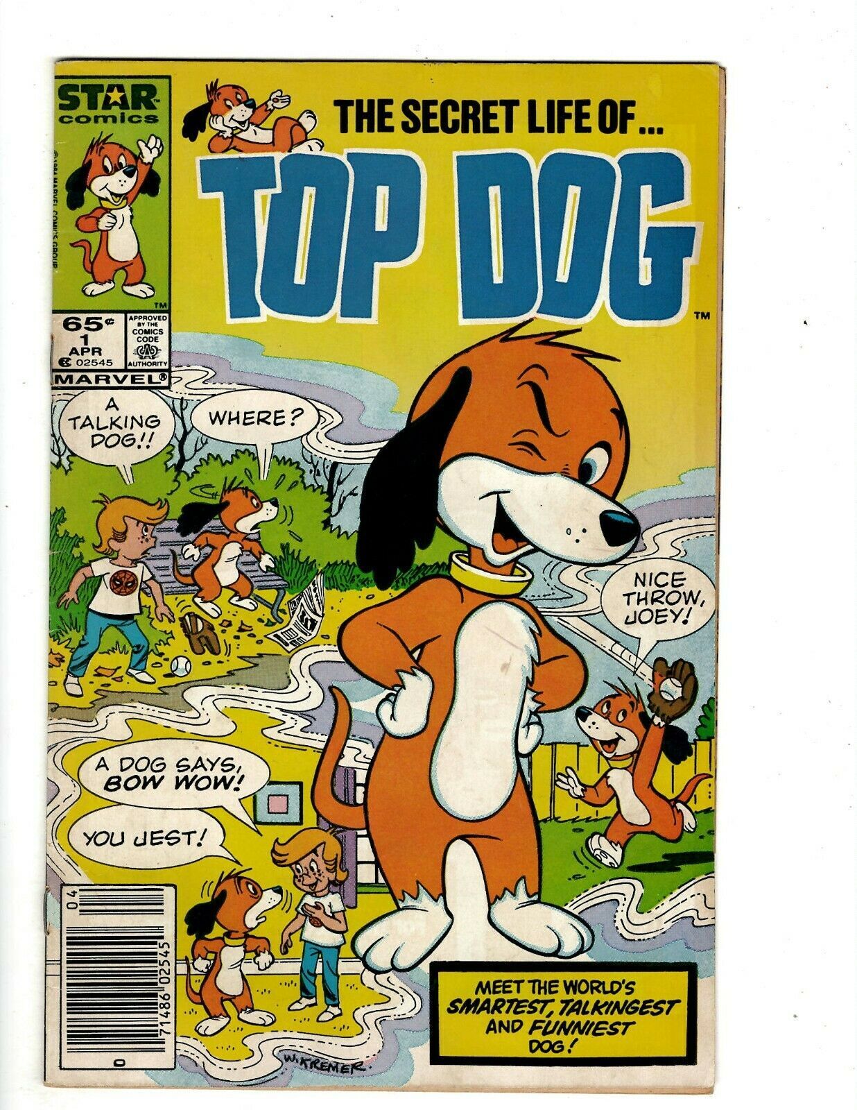 The Secret Life Of Top Dog # 1 VF Marvel Star Comic Book Cartoon J510 | Comic Books - Copper Age, Cartoon Character / HipComic