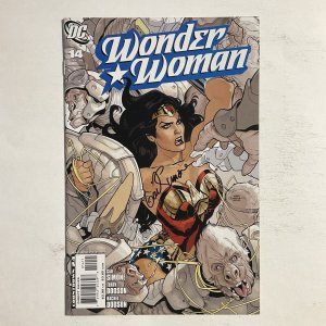 Wonder Woman 17 2008 Signed by Gail Simone DC Comics NM near mint