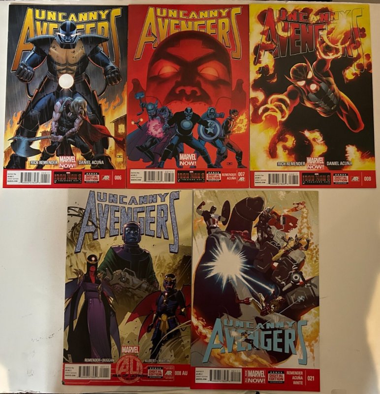 *Uncanny Avengers v1 (2012) 1-8, 8 au, 21 10 hg bks