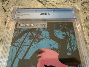 Wolverine # 3 CGC Graded 9.6 Marvel Comic Book Hulk Silver Samurai X-Men JH24