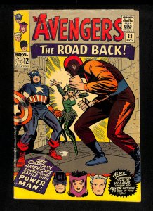 Avengers #22 Captain America Scarlet Witch Power Man!