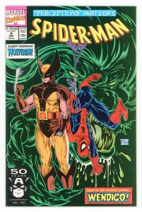 Spider-Man #9 (1990 v1) Todd McFarlane Wolverine NM