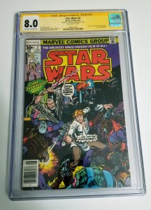 Star Wars #2 (1977 v1) CGC 8.0 SS Signed Howard Chaykin FREE SHIPPING