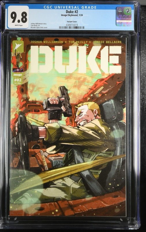 Duke #2 CGC 9.8 Ortiz Cover B Image 2024 GI Joe Transformers Void Rivals Graded