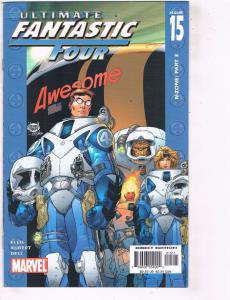 Lot of 5 Ultimate Fantastic Four Marvel Comic Books #13 14 15 16 17 BH28 