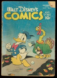 WALT DISNEYS COMICS AND STORIES #63 1945-DONALD DUCK G-