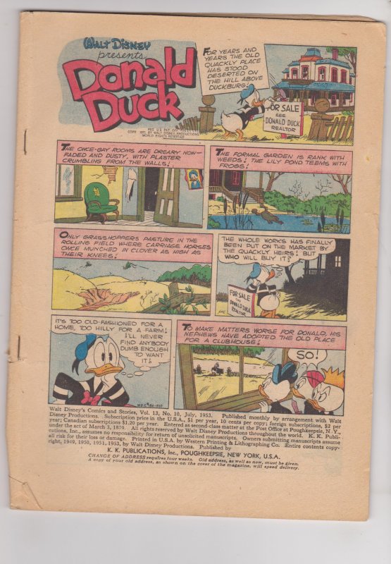 Walt Disney's Comics and Stories #154