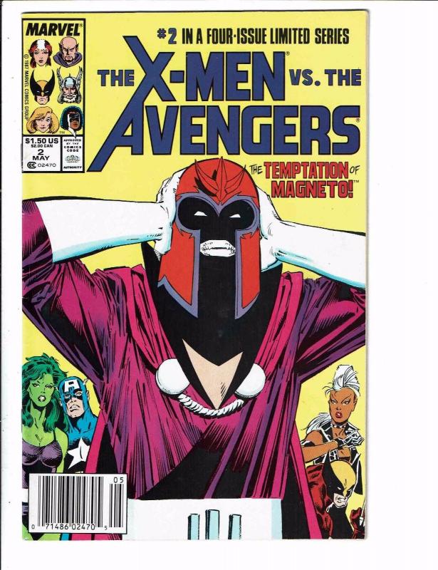 X-Men Vs. The Avengers Complete Marvel Comics Ltd Ser # 1 2 3 4 Wolverine J59