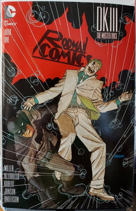 DK III The Master Race #1 RODMAN COMICS RETAILER EXCLUSIVE DAVE JOHNSON VARIANT