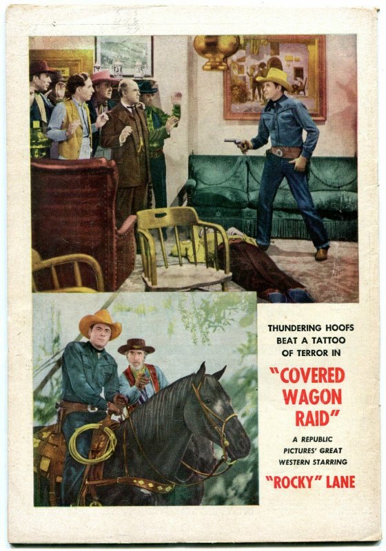 Motion Picture Comics #103 1951- Covered Wagon Raid FN/VF