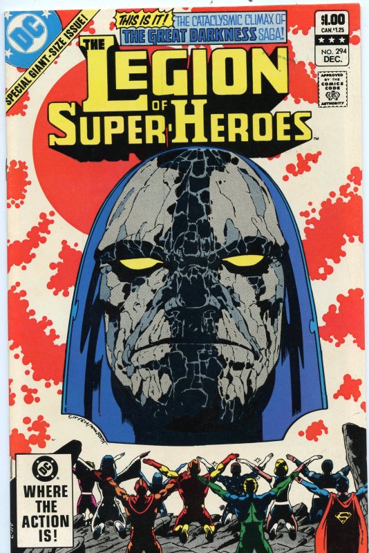 Legion of Super-Heroes #294 (1982) Darkseid Giant Sized  VF/NM 9.0 Comic Book