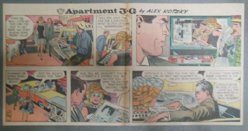 (16) Apartment 3-G Pages by Alex Kotzky from 1965 Thirds: 7.5 x 15 in