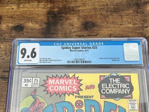 Spidey Super Stories #25 (1977). 9.6, CGC. 1st app Web-Man. Doctor Doom-c.