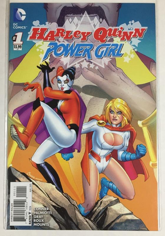  HARLEY QUINN and POWER GIRL #1-6 plus Variant! 7 books! VF-NM! Bagged&Boarded