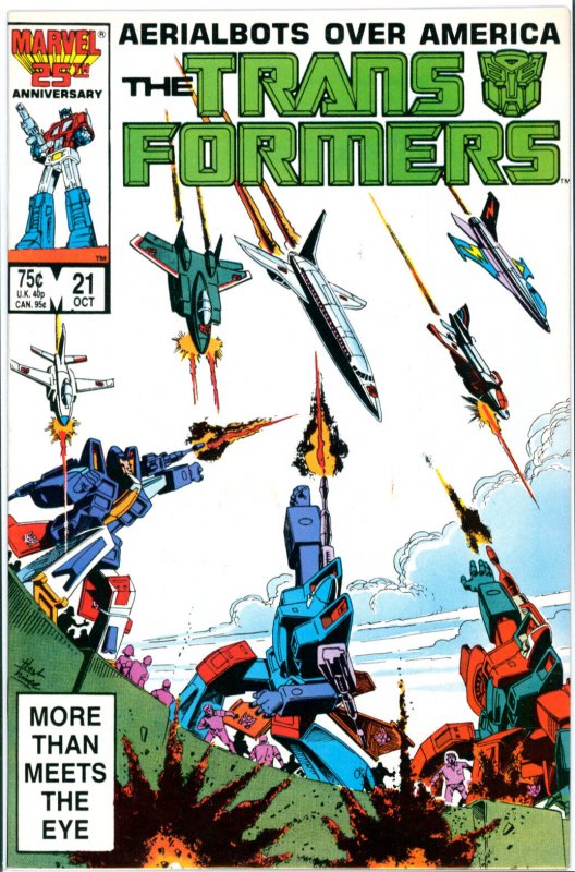 Transformers #21 Marvel Comics 1986 VF+ 1st Aerialbots