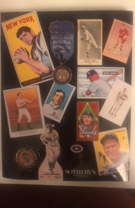 Sotheby’s Copland collection of baseball cards/memorabilia catalog