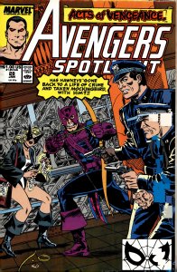 Avengers Spotlight #28 (1990) Hawkeye
