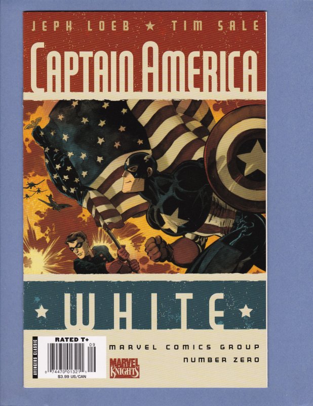Captain America White Lot #0 #3 #4 Marvel Comics