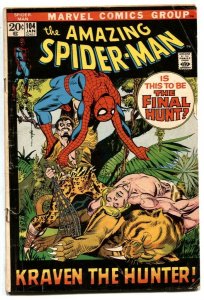 Amazing Spider-Man #104 1971-KAZAR- Kraven VG-