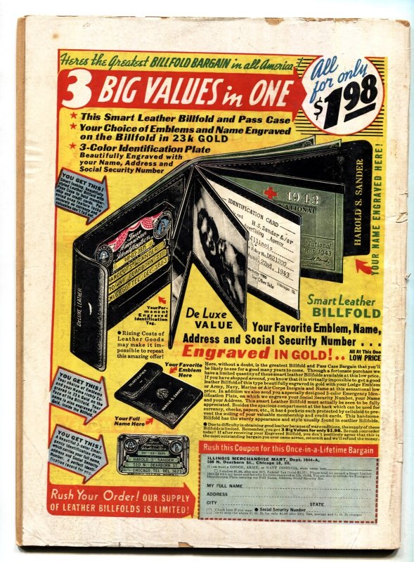 True #41 1944-Parents-WWII era issue-Admiral Mitscher-Golden-Age comic book