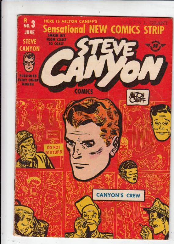 Steve Canyon #3 (Jun-48) VG/FN Mid-Grade Steve Canyon