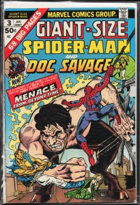 Giant-Size Spider-Man #3 (1975) Doc Savage