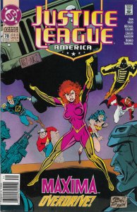 Justice League America #78 (Newsstand) FN ; DC | Dan Vado