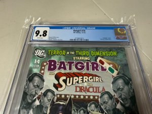 Batgirl # 14 CGC Graded 9.8 DC Comic Book Artgerm Lau Cover Art 2010 JH30