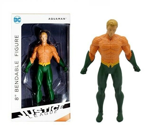 DC Justice League Aquaman 8 Bendable Figure - New!