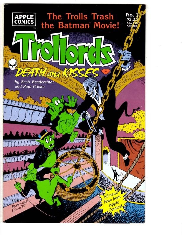 2 Trollords Death and Kisses Apple Comic Books #1 2 Scott Beaderstadt Fricke WM4