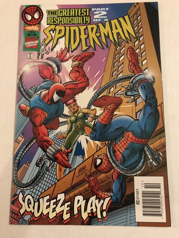 Spider-Man #63 : Marvel 10/95 NM-; $1.50 Newsstand Variant, Scarlet Spider