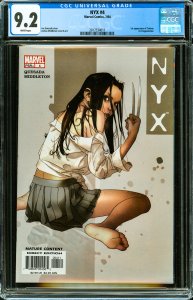 NYX #4 (2004) CGC Graded 9.2 - 1st app of Tatiana