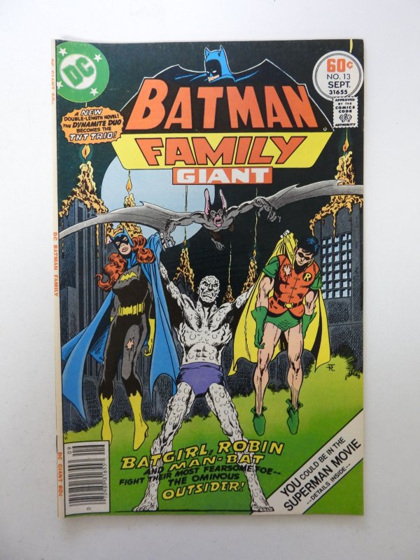 The Batman Family #13 (1977) VF condition