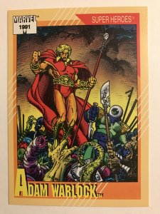ADAM WARLOCK #29 :  Marvel Universe 1991 Series 2 card; Impel, NM/M Hi Grade