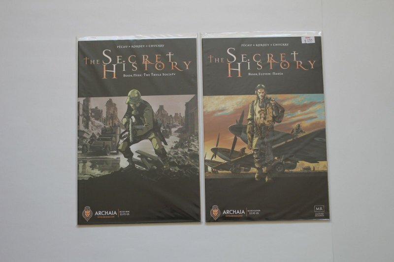 The Secret History 1 - 9, 11 - 20 Set Archaia Studios 2007 Comic Book Series NM