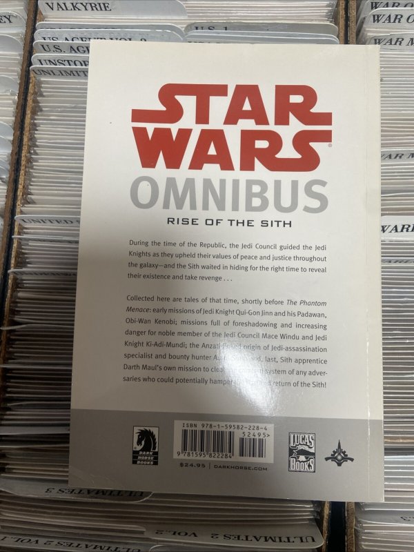 Star Wars Omnibus Dark Horse Rise of the Sith