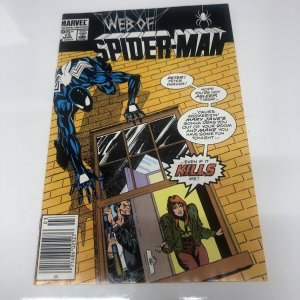 Web Of Spider-Man (1985) # 12 (VF/NM) Canadian Price Variant • CPV • Peter David