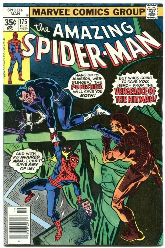 Amazing Spider-man #175 1977- Punisher- Hitman VF